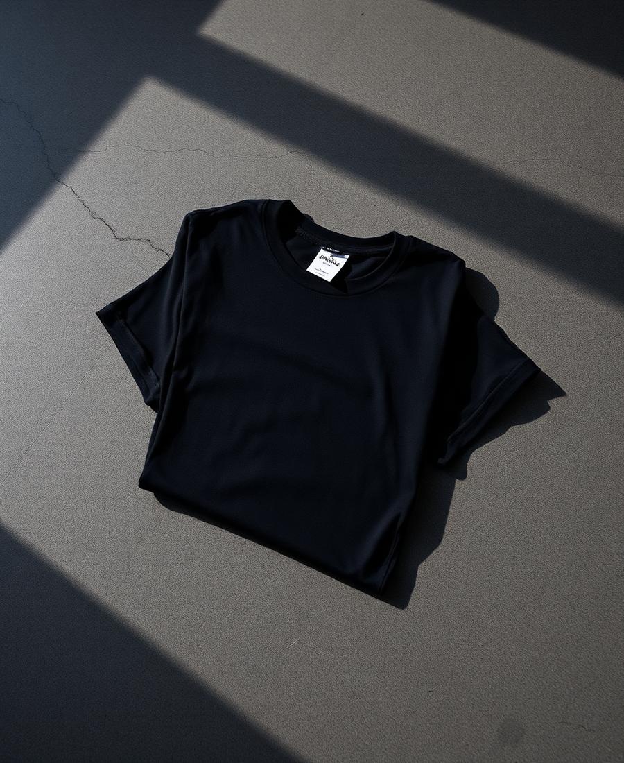Monolith Tee in Void Black